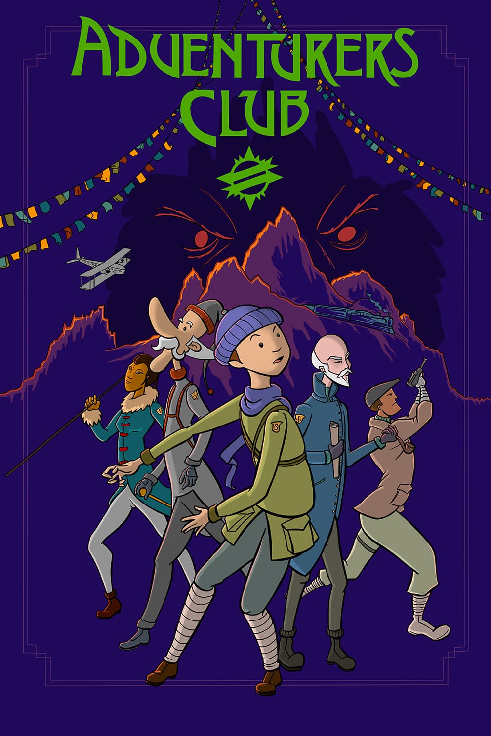 The Adventurers Club Comic book 2 cover